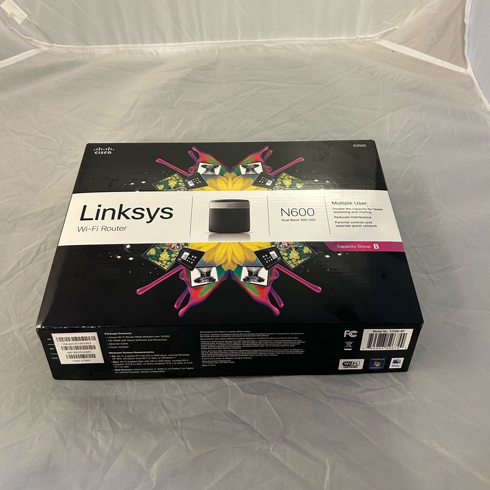 Linksys wifi router n600 brand new wireless router